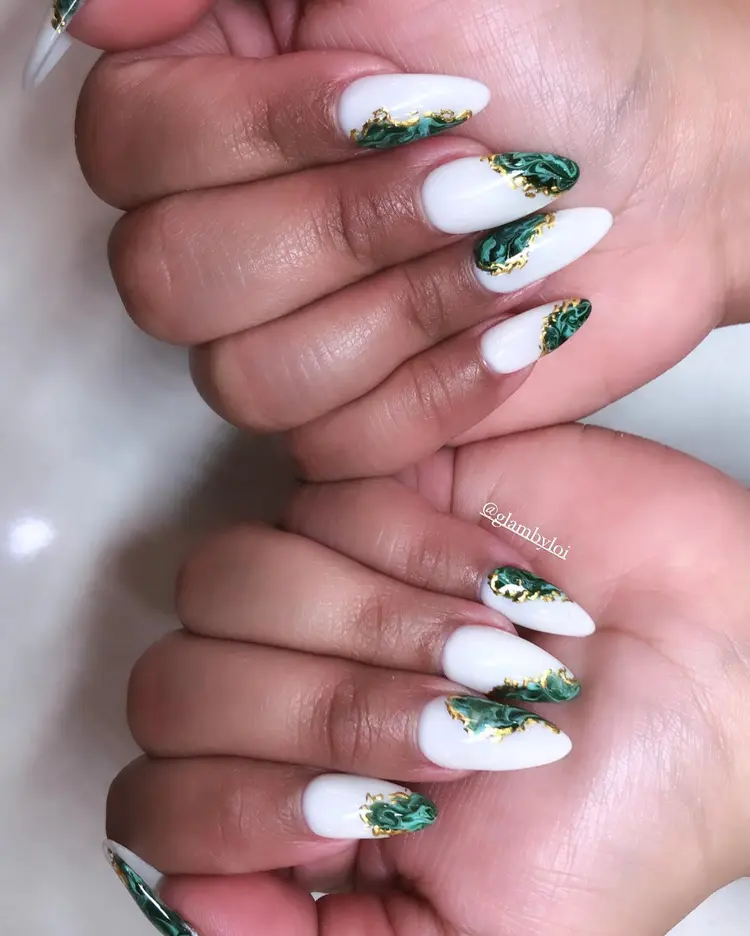 Butterfly nail art design